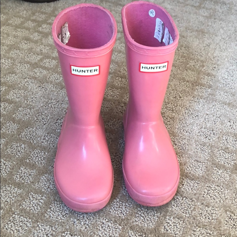 Hunter boots. Girls size 11